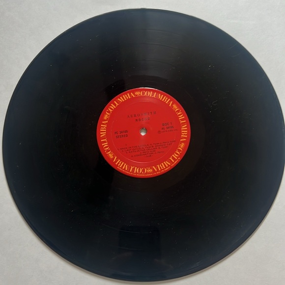 Aerosmith - rocks - vintage vinyl record- condition is G - Picture 3 of 6